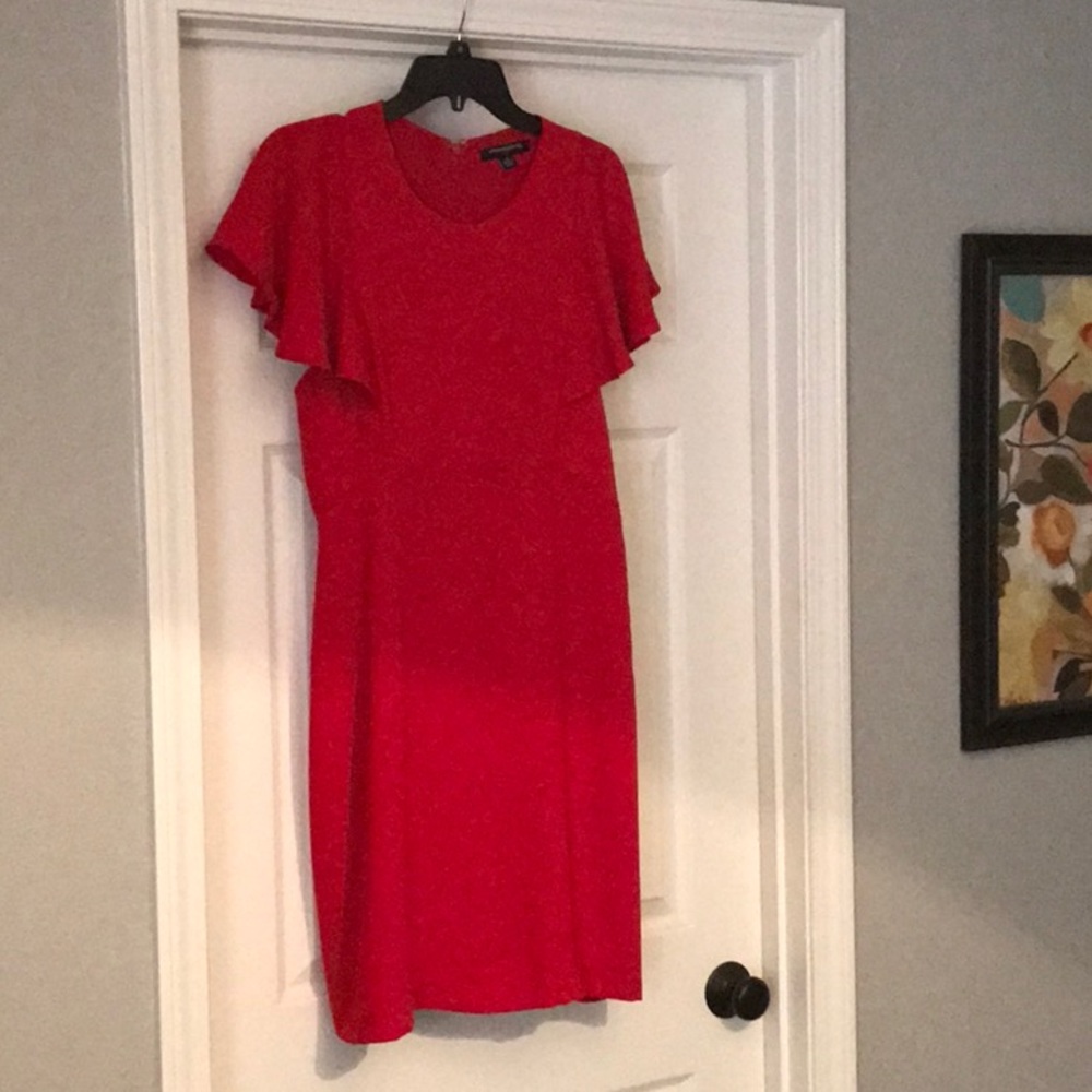 Ladies red dress size 8